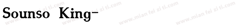 Sounso King字体转换
